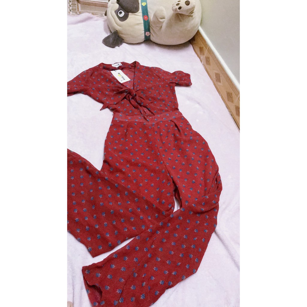 Áo quần kèm bộ chấm bi xanh siêu xinh tôn dáng cao giá thanh lý