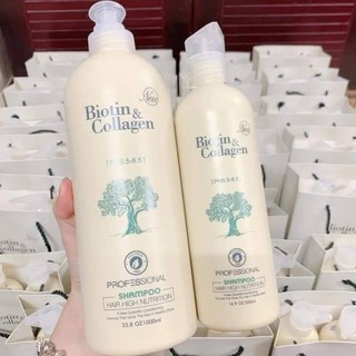 Cặp dầu gội xả Biotin - Collagen 1000ml