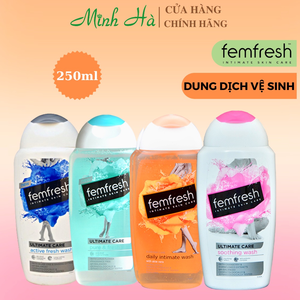 Dung dịch vệ sinh Femfresh 250ml an toàn dịu nhẹ cho da