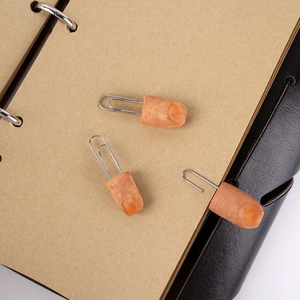 Bookmark Để Bàn Trang Trí Hình Ngón Tay Sáng Tạo