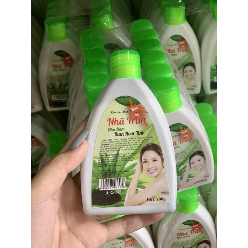 Kem lột mụn nha đam than hoạt tính Nhã Trân