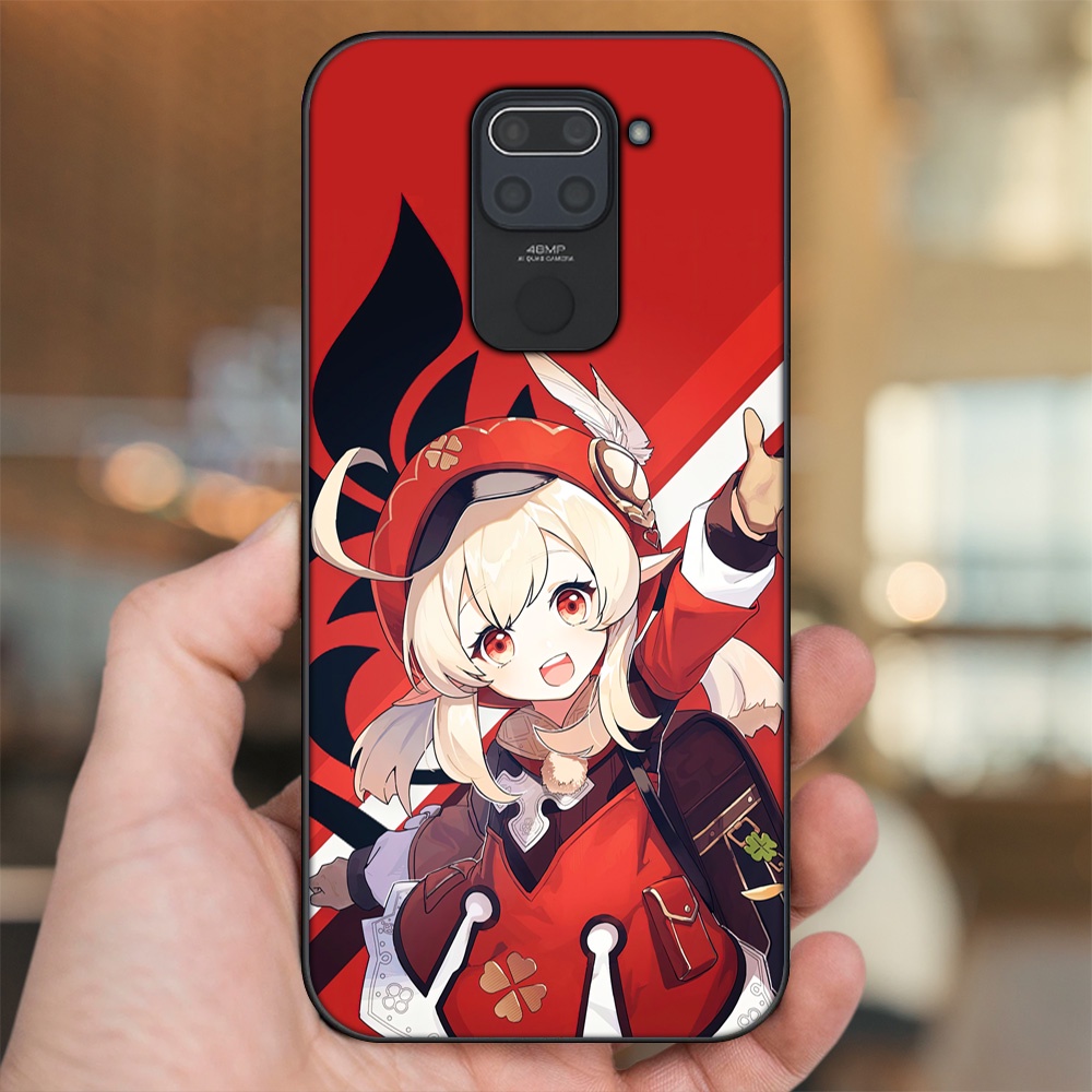 Ốp lưng Xiaomi Redmi Note 9 viền đen in hình Klee Genshin Impact