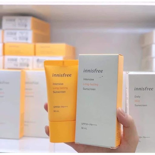 Kem Chống Nắng Innisfree No Sebum, Long Lasting, Daily Mild Sunscreen SPF 50+/PA++++ 50ml