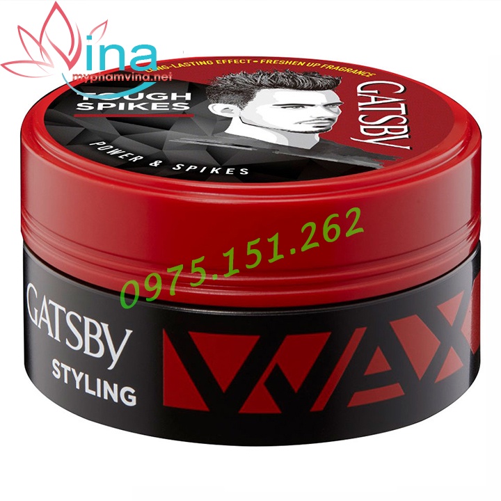 Wax Tạo Kiểu Tóc Gatsby Đỏ 75Gr