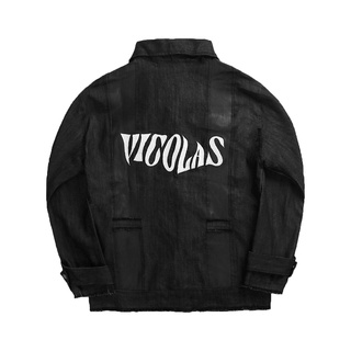 Áo khoác nam denim phối da- [SẢN PHẨM CÓ TRẦY XƯỚC NHẸ PHẦN DA]- OUTLET SALE