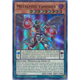 Thẻ bài Yugioh - TCG - Metalfoes Vanisher / BLVO-EN021'