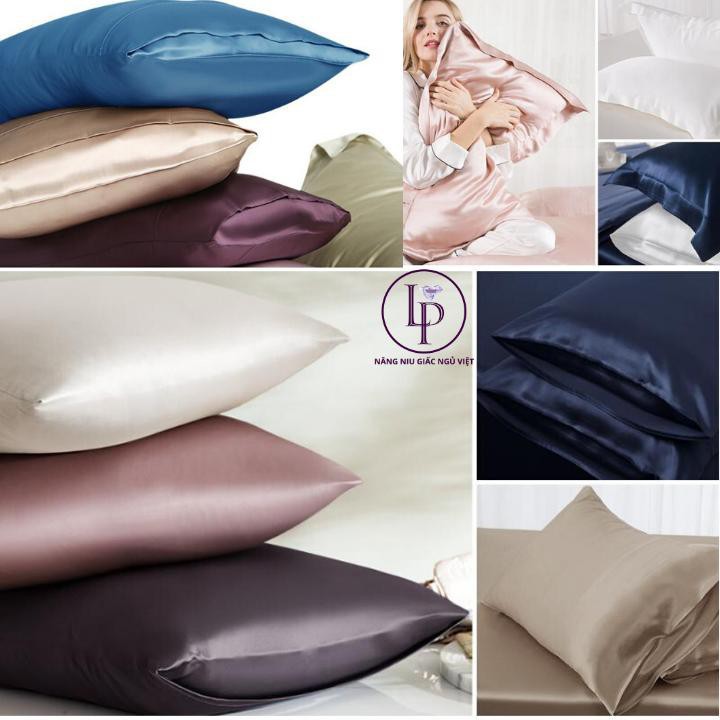 Gối Lông vũ Microfiber Sọc trắng dùng trong khách sạn và gia đình sang mịn đẳng cấp 5 sao