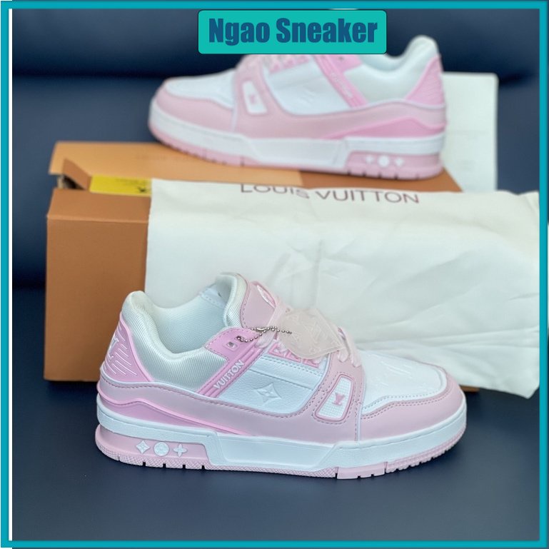 Giày Lv Pink Edition High bản cao cấp