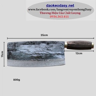 Dao phở chặt (tàu chặt) Nhíp xe Đa Sỹ