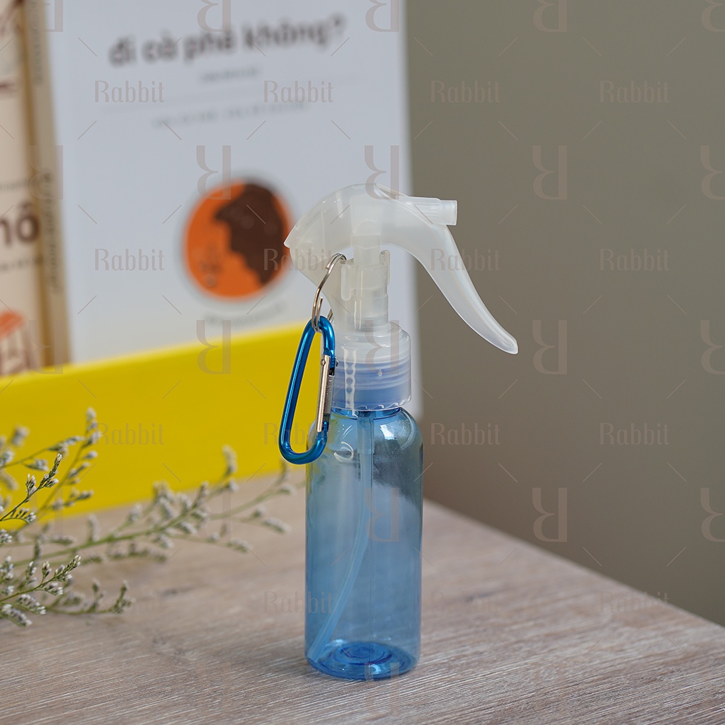 Chai lọ xịt khuẩn phun sương mini có móc treo Rabbit Lab 60ml