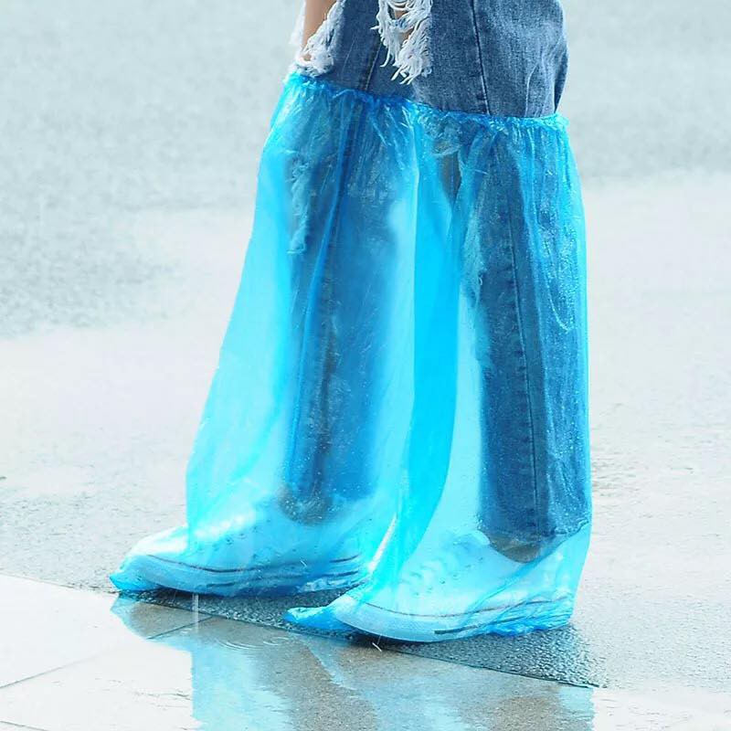 Ủng Bọc Giày Đi Mưa Bằng Nilon Tiện Lợi