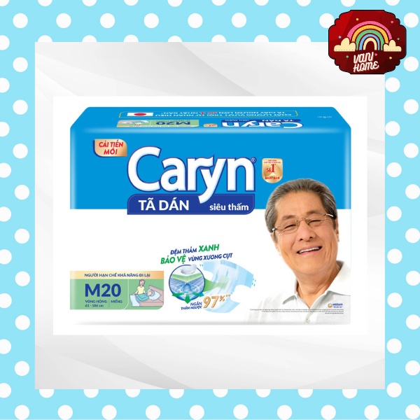 TÃ DÁN NGƯỜI GIÀ CARYN SIZE M20 MIẾNG