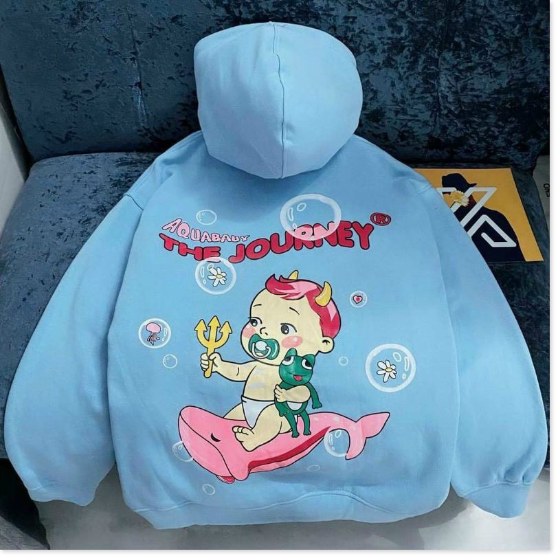 Áo Khoác Hoodie Cá Heo Siêu XInh Kiểu Dáng Xì Teen Dễ Mặc