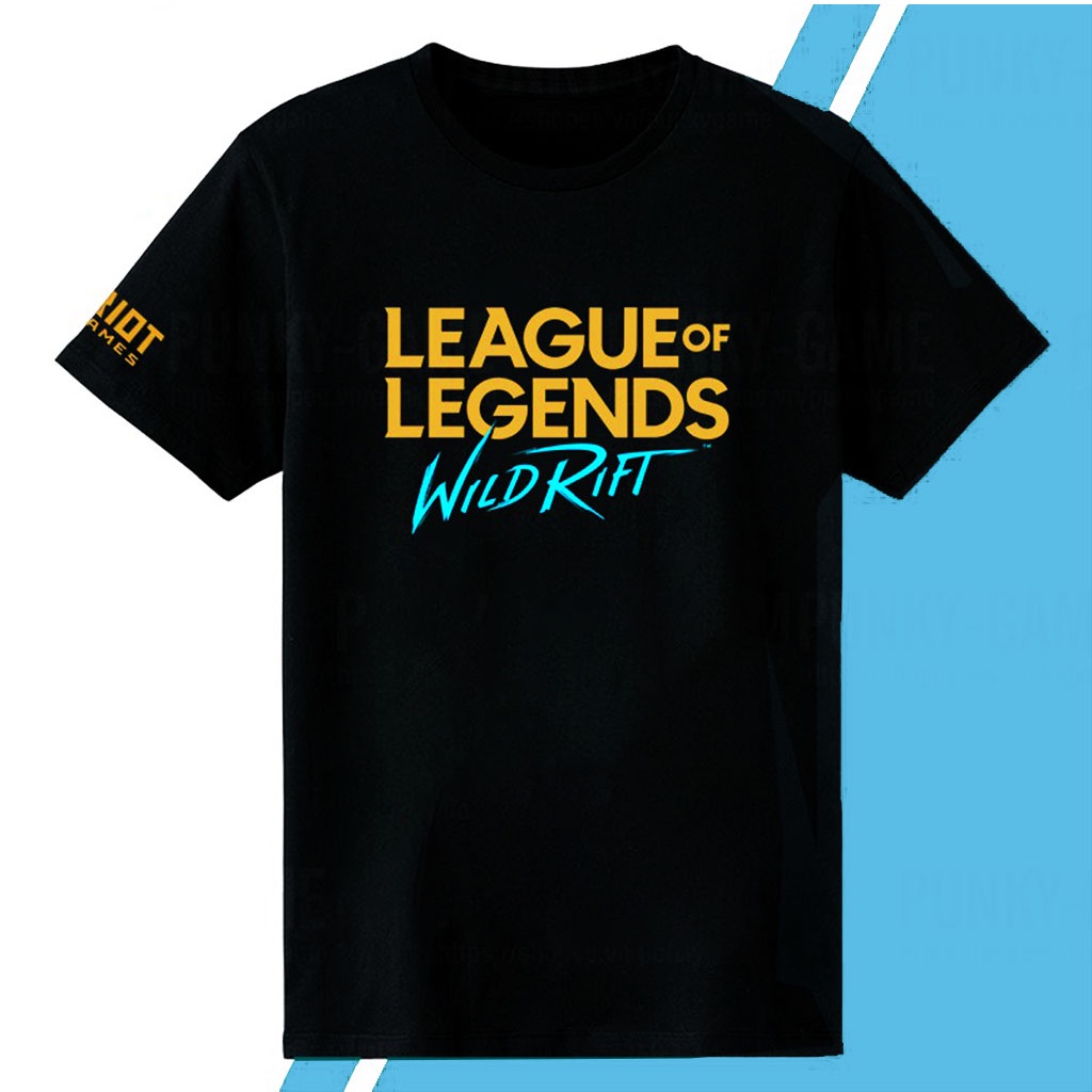 Áo Liên Minh Huyền Thoại  Wild Rift Logo  ngắn tay