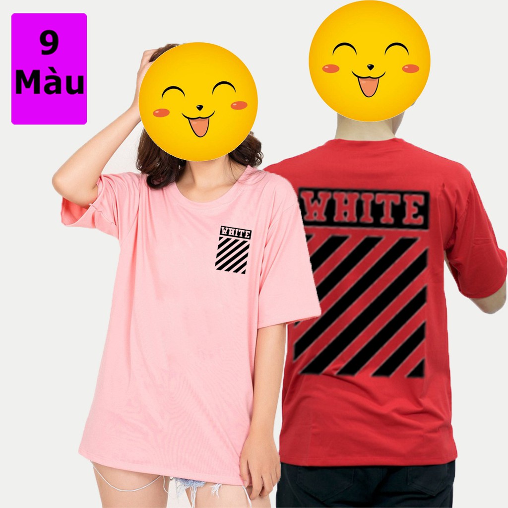 Áo Thun Tay Lỡ 🔥FREESHIP🔥Giảm 10k Khi Nhập Mã [ AO THUN NU ]- Áo Thun Nam Nữ UNISEX Logo Đẹp Mẫu 5 White