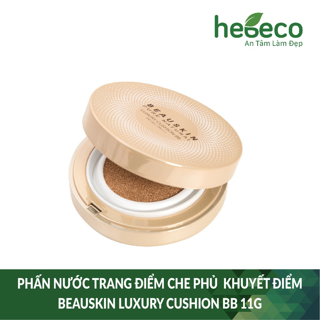 Phấn nước trang điểm che phủ mọi khuyết điểm, bền lâu suốt ngày dài Beauskin Luxury Cushion BB 11g - Hàn Quốc Chính Hãng