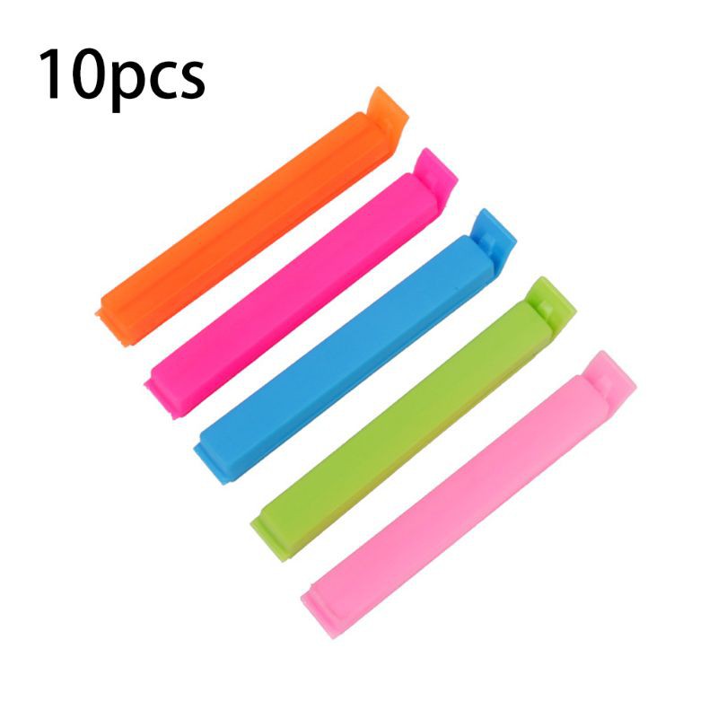 Set 10 kẹp khóa miệng túi bảo quản thực phẩm tiện dụng chất lượng cao