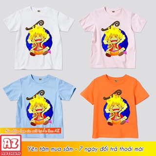 Áo thun one piece in hình luffy gear 5 nika - có size trẻ em M3085
