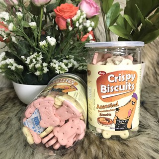 Bánh quy thưởng hình xương Crispy Biscuits - 380g
