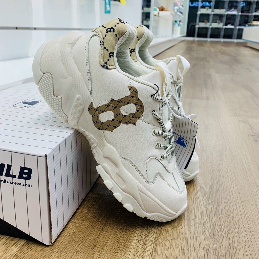 Giày Thể Thao Nam Nữ MLB Hack Chiều Cao, Siêu Êm, Siêu Sang Xịn Mịn, Hàng 1:1, Bản Trung Quốc