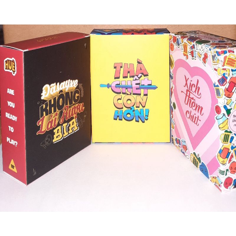 [FREESHIP] COMBO 2 BỘ BÀI "HUỆ" DRINGKING GAME 68 LÁ HOT HIT