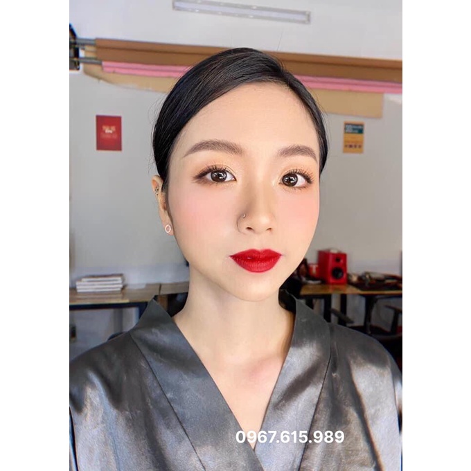 Áo choàng spa salon, áo choàng make up vải lụa cao cấp