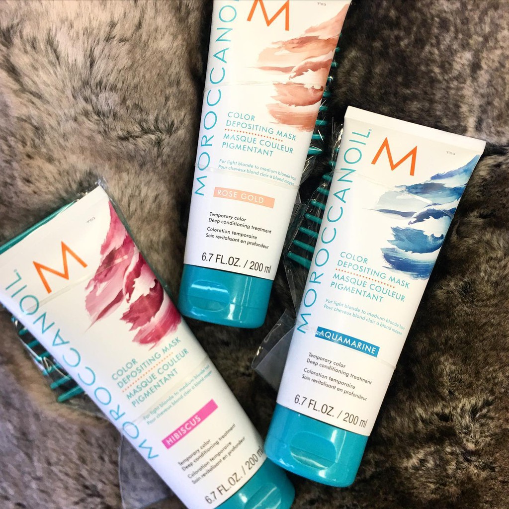 MẶT NẠ MOROC BỔ SUNG HẠT MÀU CHO TÓC COLORFUL CARE MASK 200ML