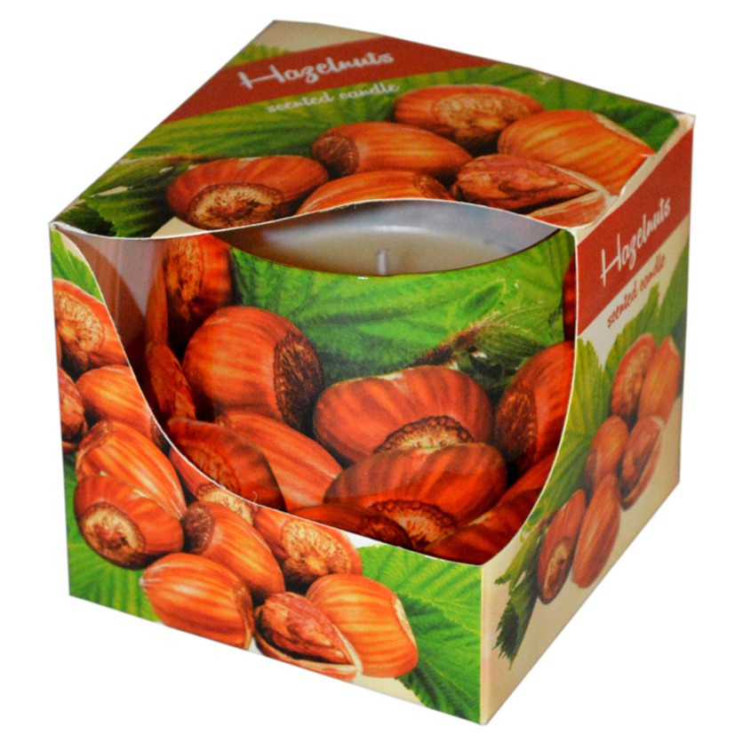 Ly nến thơm tinh dầu Admit Hazelnuts 100g.HƯƠNG HẠT PHỈ.Khử mùi,Nến tinh dầu cao cấp nhập khẩu châu âu.