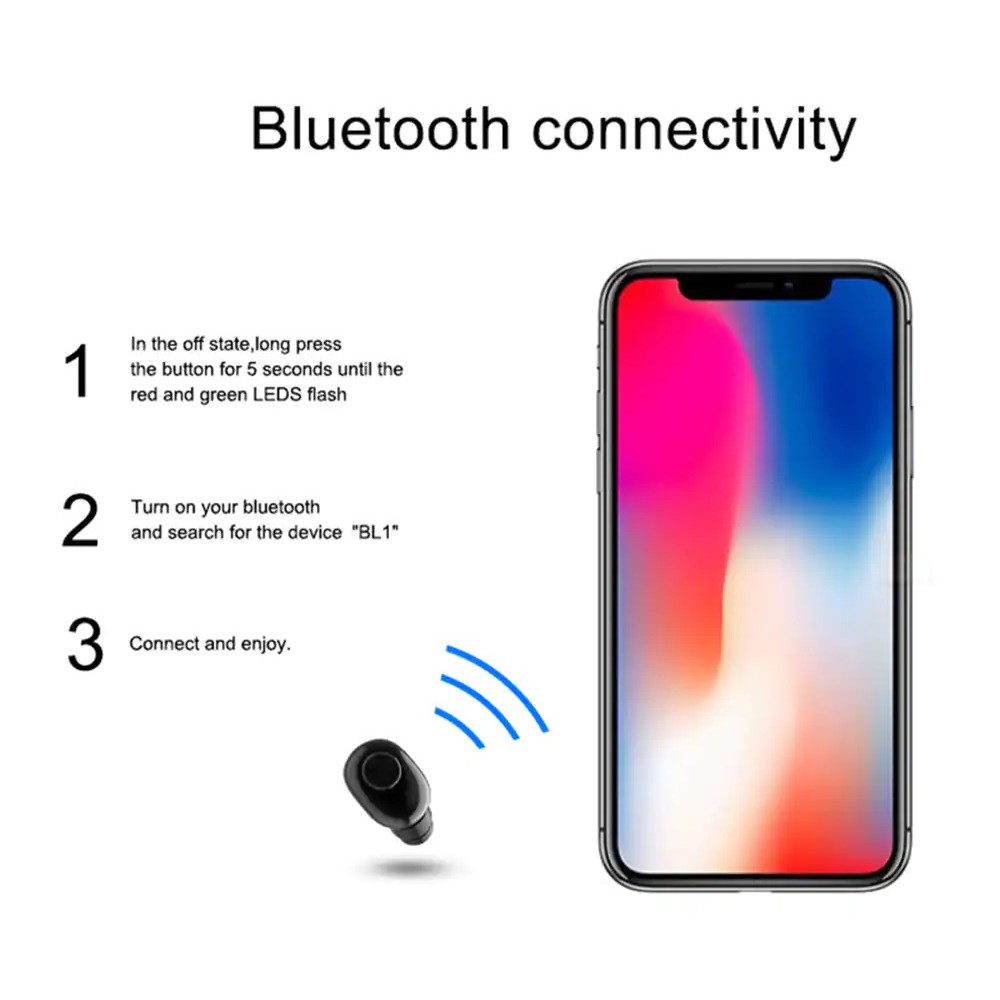 Tai nghe Bluetooth nhét tai cao cấp - Tai nghe nhét tai không dây LBL-1