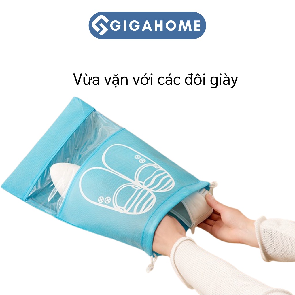 Túi Đựng Giày Dép, Quần Áo Dây Rút GIGAHOME Chống Bẩn Du Lịch 4417