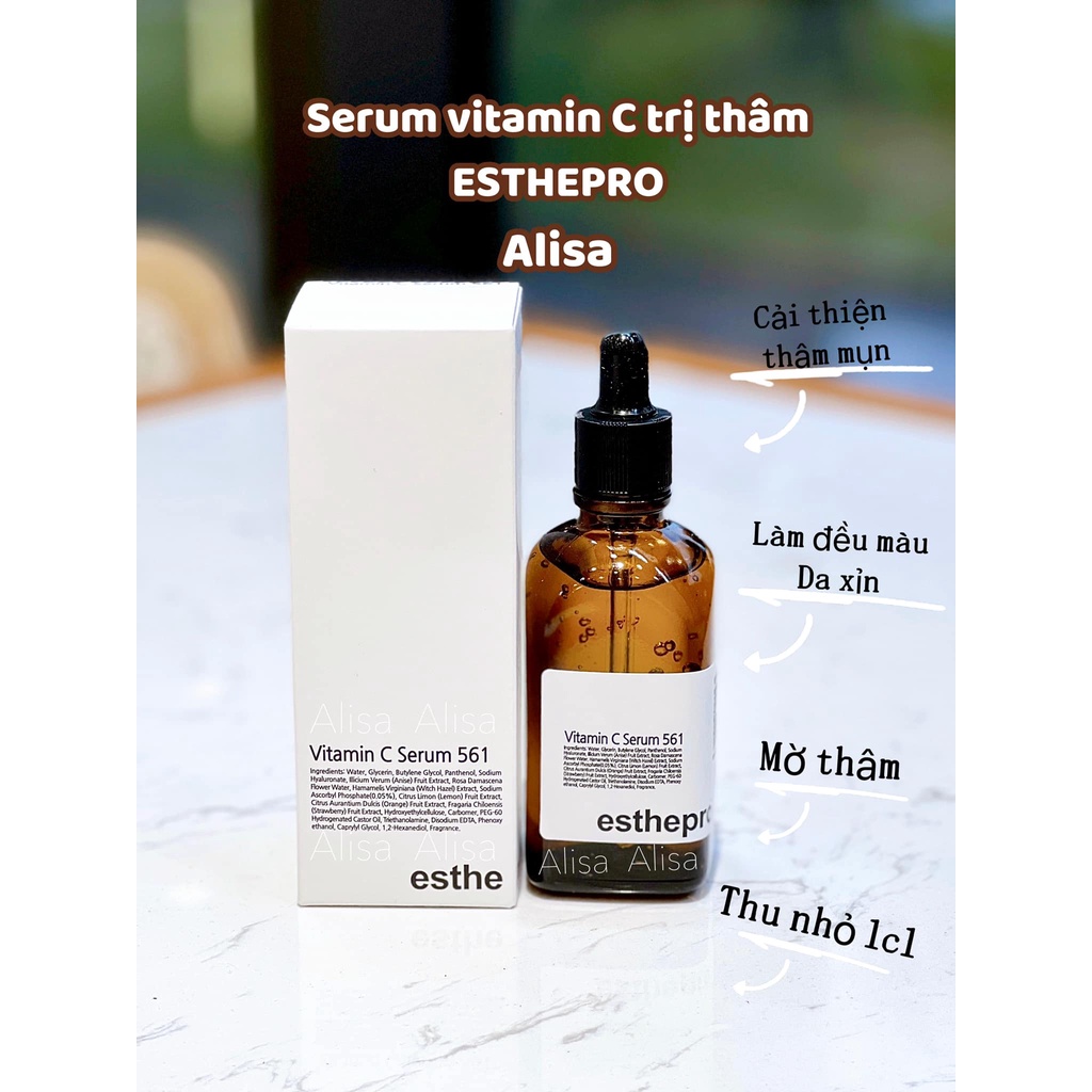 Tinh Chất Vitamin C 561 Serum Esthe Pro 100ml Chống Lão Hóa Da Hàn QuốC - ALISA