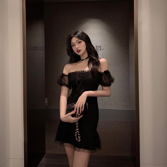 #Đầm cúp ngực tay rời 💃💜- Hàng có sẵn- Hình thật ở cuối