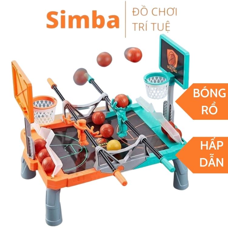 Đồ chơi bóng rổ mini đồ chơi thể thao giáo dục đồ chơi Simba cho bé làm quen bóng rổ