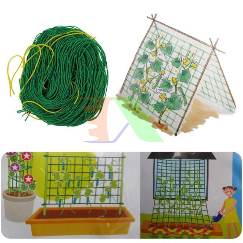 Lưới làm giàn dây leo (3.6m x 1.8m), lưới làm giàn cây Ollie net