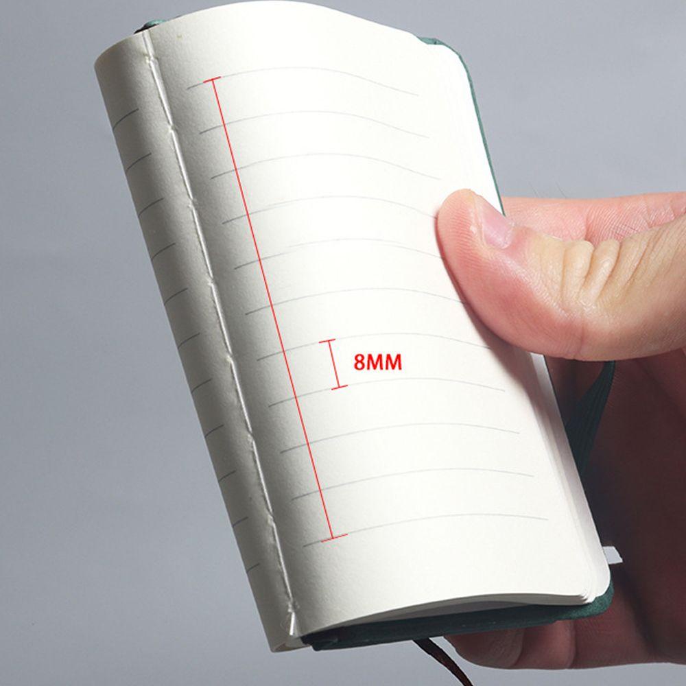 Sổ Nhật Ký Mini Bằng Da Phong Cách Retro Sáng Tạo