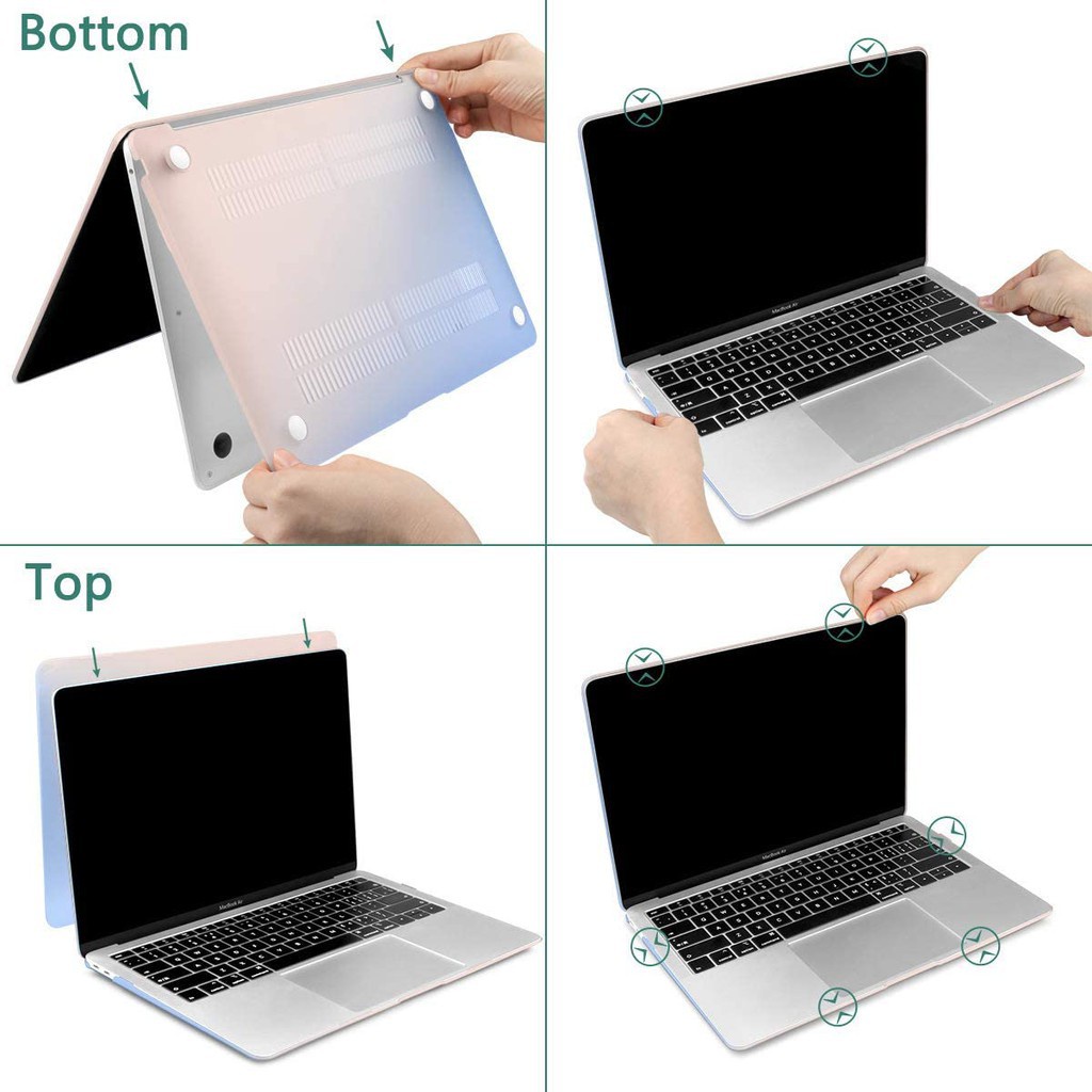 Vỏ Cứng Bảo Vệ Bàn Phím Cho Macbook Pro 13 / 2019 / 2018 / 2017 / 2016 / 2159 / A1989 / A1706 / A1708