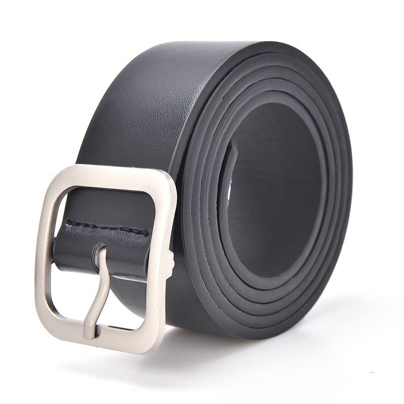 [factoryoutlet]Fashion Women Girls Belts Leather Square Metal Pin Buckle Waist Belt Waistband Cool | BigBuy360 - bigbuy360.vn