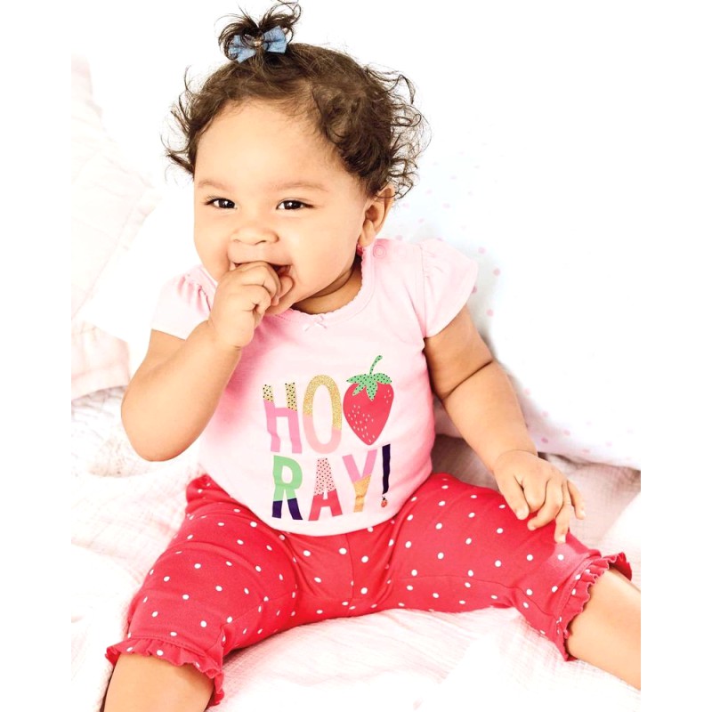 Set 2 món bodysuit kèm quần Car-tờ Auth Từ Mỹ (16514210)