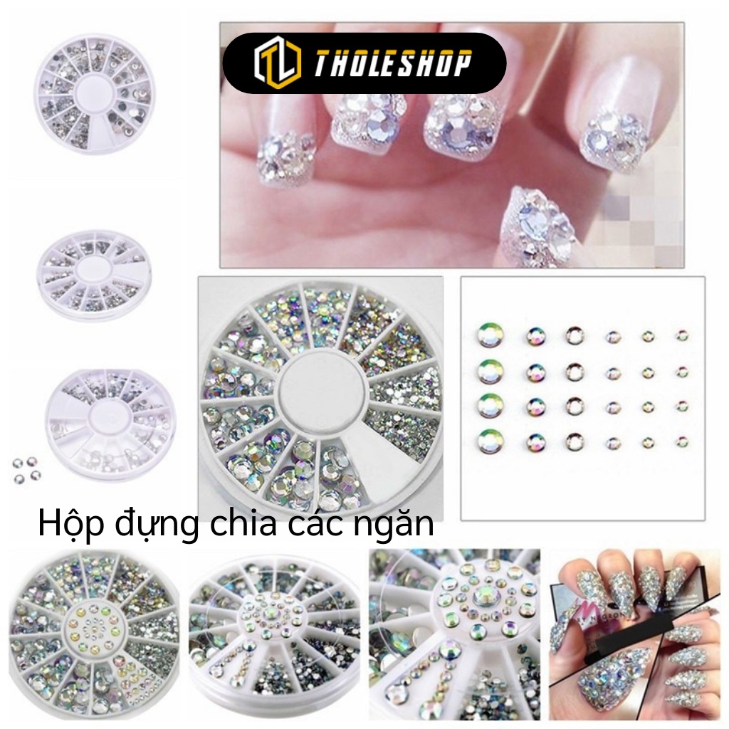 Hạt Đính Móng - Hạt Pha Lê Đính Móng Tay Nghệ Thuật 3D Nhiều Kích Thước 6508