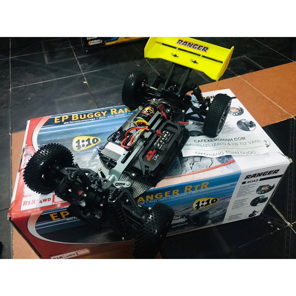 Xe điều khiển buggy sườn nhôm carbon 4wd chạy 60km/h