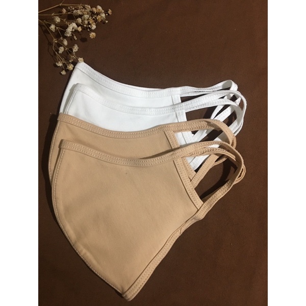 KHẨU TRANG VẢI ĐEN TRƠN COTTON 100% | BigBuy360 - bigbuy360.vn