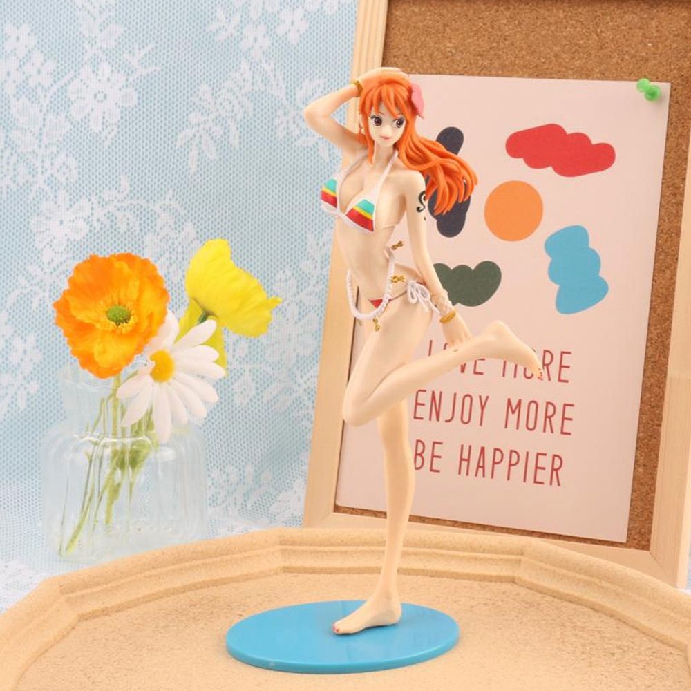 Đồ chơi mô hình nhân vật anime Nami mặc đồ bơi bằng PVC nhiều màu tùy chọn dùng làm quà Giáng Sinh và đồ sưu tầm