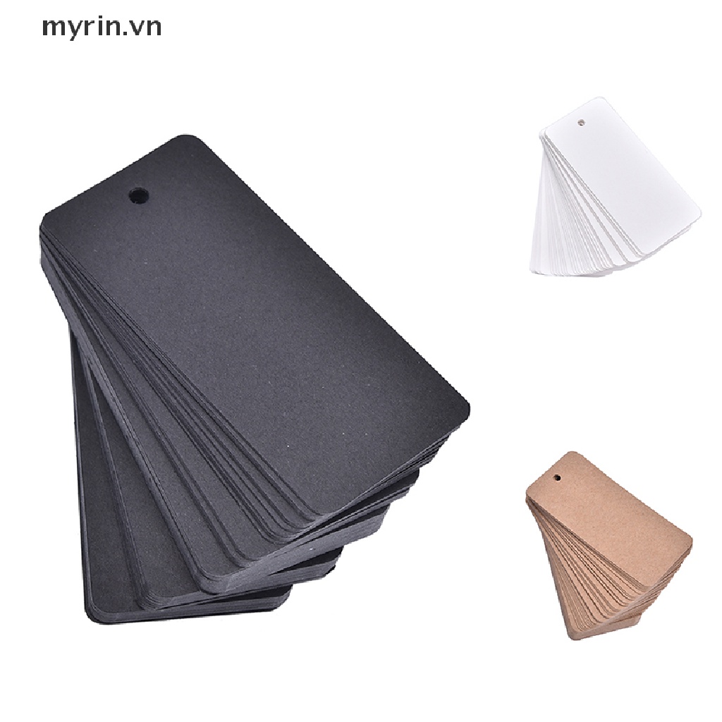 Set 50 Tấm Thẻ Giấy In Chữ myrin Độc Đáo Dùng Để Trang Trí Quà
