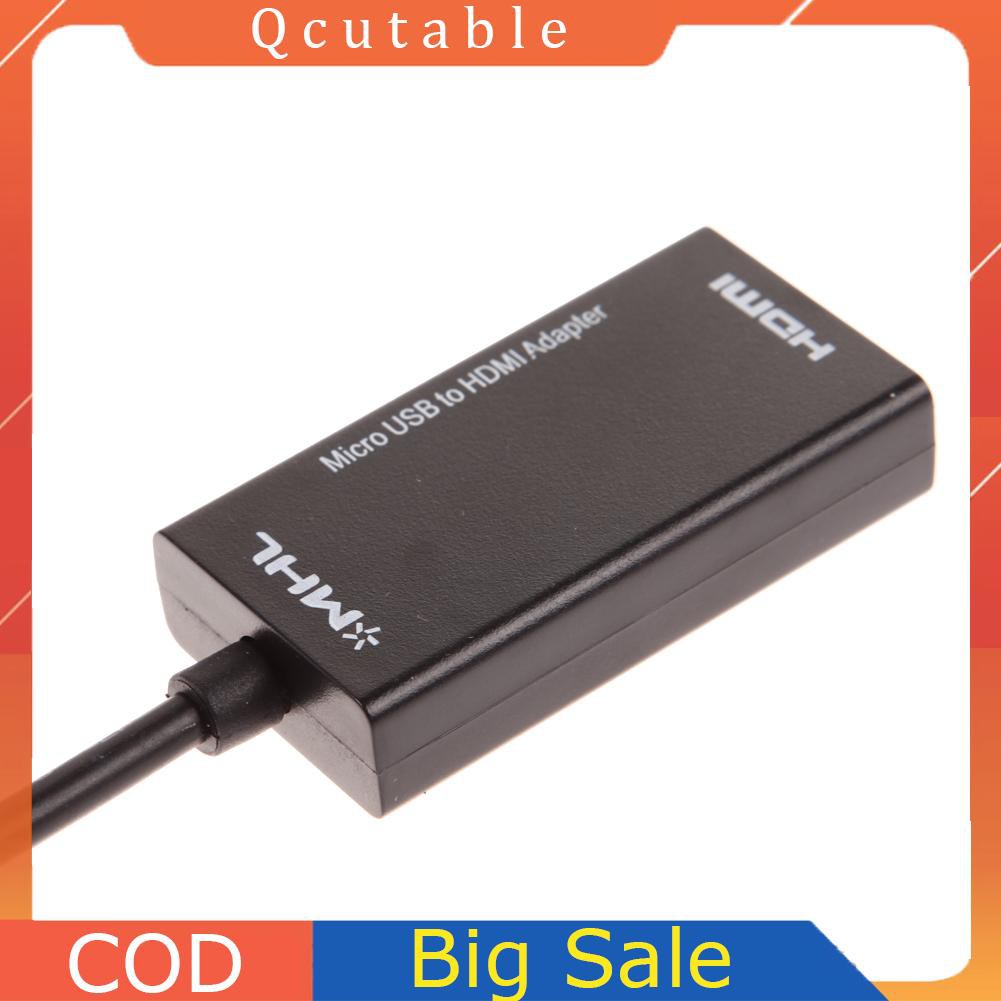 Cáp chuyển đổi MHL Micro USB sang HDMI A/V TV cho HDTV LG HTC SONY SAMSUNG