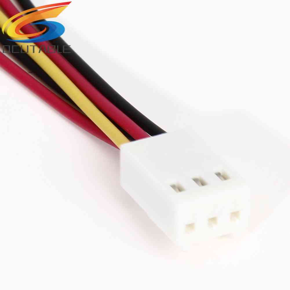 Set 5 Dây Cáp Chia Cổng 12V 3 Pin Female Sang 2 / 3 Pin Male Cho Quạt Máy Tính