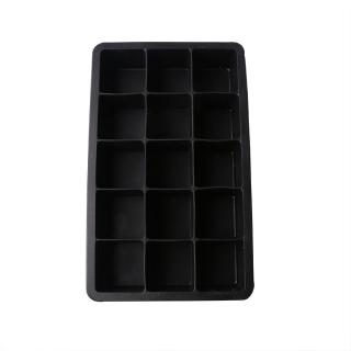 15-Cavity Large Ice Cube DIY Silicon Tray Pudding Jelly Maker Mold Square Mould