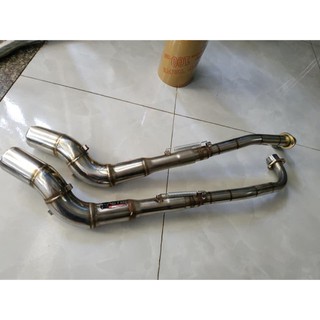 Cổ pô 2 khúc STB gắn Wave Dream Future