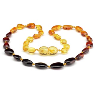 Vòng cổ hổ phách Amber Úc chính hãng size 35 cm