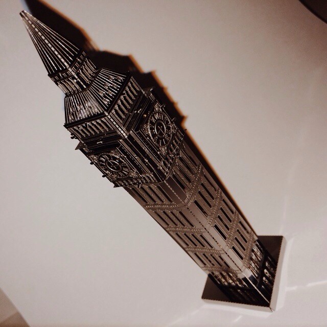 [Mã LIFETOYS1 giảm 30K đơn 99K] Mô hình 3D kim loại lắp ráp Tháp Big Ben [Chưa lắp]