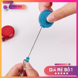 [ Gia si] KẸP THẺ ĐEO BẢNG TÊN RÚT TRƠN ( CHỌN MÀU )